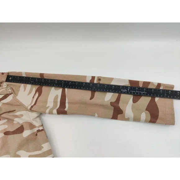 Forever 21 Camo Print Hooded Anorak Jacket Military Army Style Medium Womens - Picture 8 of 11